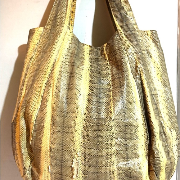 Beirn neutrals snakeskin shoulder handbag - Picture 3 of 9